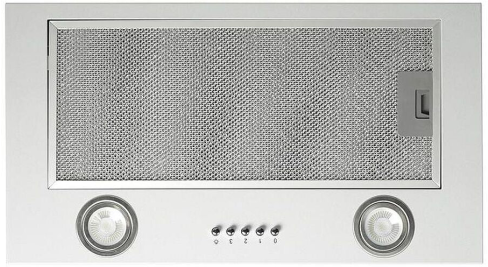 CDA CCA52SI 50cm Wide Canopy Hood - Silver - B Rated