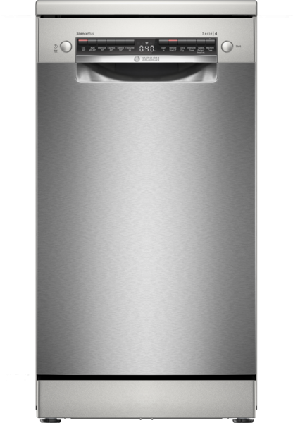 Bosch SPS4HMI14G 45cm Slimline Dishwasher 10 place settings Silver Inox D Rated