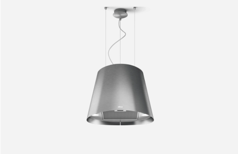 Elica JUNO-LED-SS 50cm Wide Suspended Island Hood, Stainless Steel A Rated