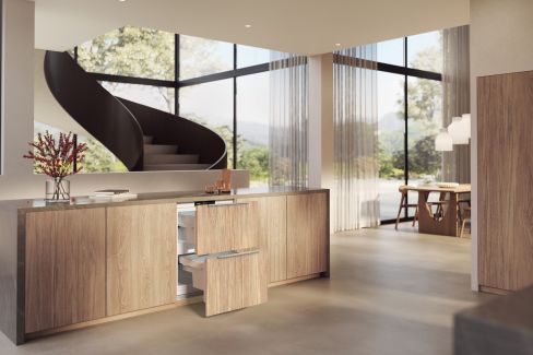 Miele KU7175D Built In Under-Counter Larder Fridge with Double Drawer