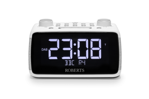 Roberts-Radio ORTUS4W Alarm Radio - DAB+/FM - Bluetooth - White