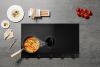 Elica NT-UNP-EVO-RAW 90cm Wide Venting 4 Zone Hob - Matt Black - A++ Rated with 2 Bridge Zones