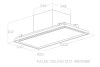 Elica ILLUS-PLS-30-WH 100cm Wide Ceiling Integrated - White - A Rated