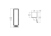Bertazzoni LRD605UBRPTT Professional Series 60 cm Built-in Larder Fridge Column Panel Ready Right Hinge