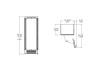 Bertazzoni LRD755UBRPTT Professional Series 75 cm Built-in Larder Fridge Column Panel Ready Right Hinge