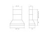 Bertazzoni KPH120MASXT Master Style Large Chimney Premium Cooker Hood 120cm Stainless