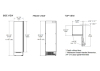 Bertazzoni RLD60S5FPNS Professional Series 60 cm Built-in Larder Fridge Column with internal water dispenser, panel ready reversible door