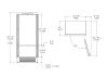 Bertazzoni REF905BBRPTT Professional Series Fully Integrated Plumbed-In 70/30 Fridge Freezer Frost Free - F Rated