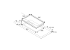 Bertazzoni P905CPROGNE Pro Series 90cm Gas on Glass hob with Central Wok Burner