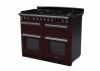 Rangemaster ESDLB110DFPBOR/CM1 110cm Dual Fuel Range Cooker BC Bordeaux /Chrome A-Rated