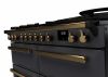 Rangemaster ESDLB110DFPSLT/AB1 110cm Dual Fuel Range Cooker BC Slate /Antique Brass A-Rated