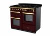 Rangemaster ESDLO110DFPBOR/AB1 110cm Dual Fuel Range Cooker OC Bordeaux /Antique Brass A-Rated