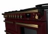 Rangemaster ESDLO110DFPBOR/AB1 110cm Dual Fuel Range Cooker OC Bordeaux /Antique Brass A-Rated