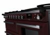 Rangemaster ESDLO110DFPBOR/CM1 110cm Dual Fuel Range Cooker OC Bordeaux /Chrome A-Rated