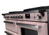 Rangemaster ESDLO110DFPPPK/CM1 110cm Dual Fuel Range Cooker OC Pale Pink /Chrome A-Rated
