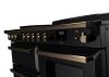 Rangemaster ESDLO110EIPGBL/AB1 110cm Induction Range Cooker OC –Black Gloss / Antique Brass - A Rated