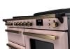 Rangemaster ESDLO110EIPPPK/AB1 110cm Wide Induction Range Cooker OC - Pale Pink / Antique Brass - A Rated