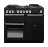 Rangemaster NEX100DFPCBL/CM1 NEXUS  100cm Range Cooker Dual Fuel in  Charcoal Black A Rated