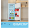 Fridgemaster MTM48120E 117cm Tall Freestanding Small Fridge Freezer In White