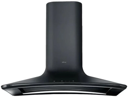 Elica DOLCE-BLACK 85cm Wide Chimney Hood - Moon Black - A Rated