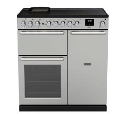 Rangemaster NEX90EISTST/CM1 NEXUS 90cm Range Cooker Electric Induction in Stainless Steel A Rated