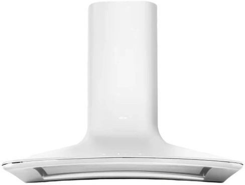 Elica DOLCE-WHITE-CH 85cm Wide Chimney Hood - White - A Rated, Duct Out Model With Chimney Extension.
