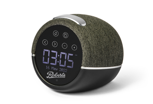 Roberts-Radio ZENPLUSBLACK Alarm Clock Radio Alarm- Black