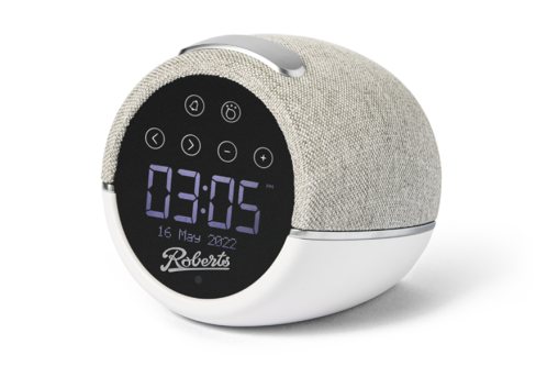 Roberts-Radio ZENPLUSWHITE DAB Clock Radio Alarm White