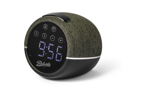 Roberts-Radio ZENBLACK Alarm Clock Radio Black
