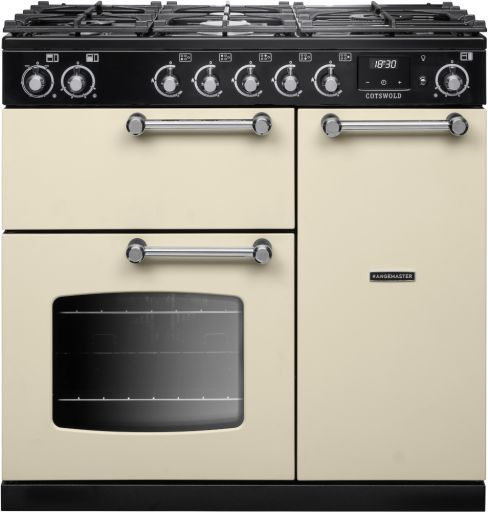 Rangemaster COT90DFPPCR/CM1 Gas Range Cooker