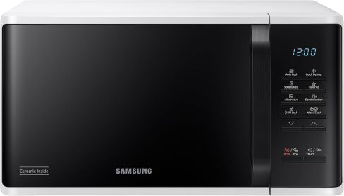 Samsung MS23K3513AW/EU 23l Solo Microwave Oven with Triple Distribution System in White