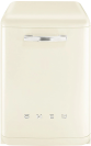 Smeg DFFABCR 60cm Retro 50s style  Freestanding dishwasher, Cream