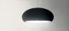 Elica PEARL-BLK 80cm Wide Suspended Island Hood - Matte Black - A Rated
