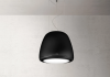 Elica DIVA-ROCK 50cm Wide Suspended Island Hood, Black A Rated