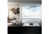 Elica NT-LIBRA-EVO-WH 83cm Wide Venting 4 Zone Hob - White - A+ Rated with 2 Bridge Zones and an Integrated Scale