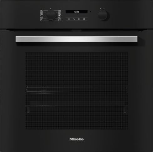 Miele H2766-1BP Airfry, 76L Built-In Electric Single Oven - Obsidian Black - A+ Rated