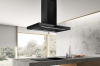 Elica ADELE-IS-AT-BLK 90cm Wide Island Hood - Black - A Rated