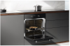 Miele H2465B Active 76L Built-In Electric Single Oven - Obsidian Black + Clean Steel - A+ Rated