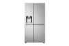 LG GSLV91MBAC 35L UVNano™ American Style Fridge Freezer, Metal Sorbet