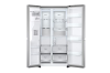 LG GSLV91MBAC 35L UVNano™ American Style Fridge Freezer, Metal Sorbet
