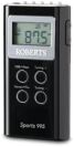 Roberts-Radio SPORTS995BK 2 Band PLL Synthesised Stereo Radio in Black AM & FM