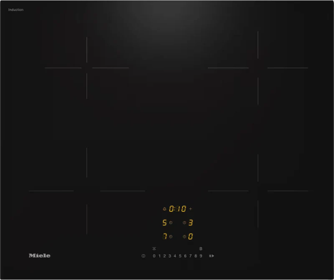 Miele KM7361FL 60cm Wide 4 Zone Induction Hob - Black