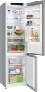 Bosch KGN392LAGG 60cm 60/40 Total No Frost Fridge Freezer - Stainless Steel Look