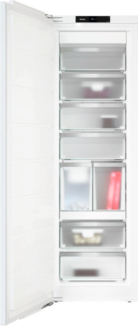 Miele FNS7774D Integrated Upright Freezer Frost Free with Fixed Hinge - D Rated