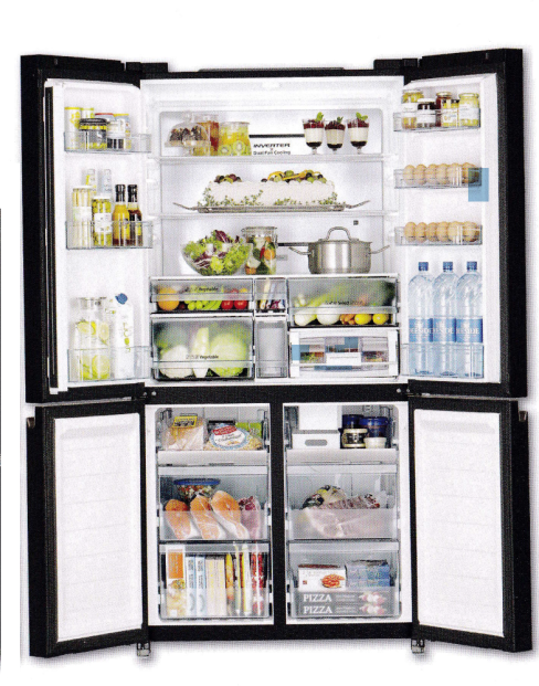 Hitachi R-WB640VGB1GMG American Style Fridge Freezer