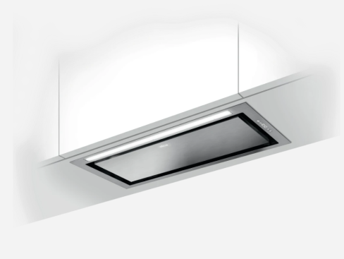 Elica SLK-ADV-PLS-S80 70cm Wide Built In Hood - Stainless Steel/ Glass A Rated