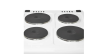 Haden HES051W 50cm Single Oven Electric Cooker with Sealed Plate Hob - White A Rated