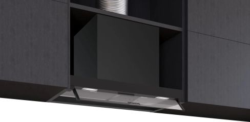 Siemens LJ65BCC60B 60cm Flush Fit Integrated Hood B Rated Black