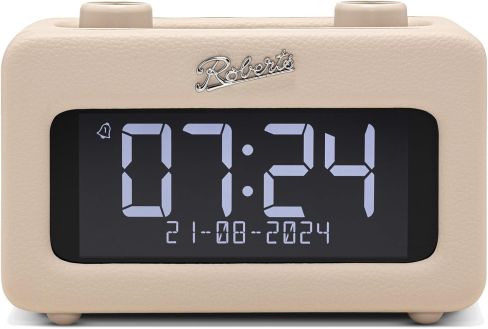 Roberts-Radio REV-RESTPC Digital DAB Radio with Bluetooth, Pastel Cream