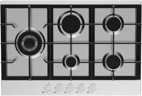Statesman GH175SS 75cm 5 Zone Gas Hob In Stainless Steel